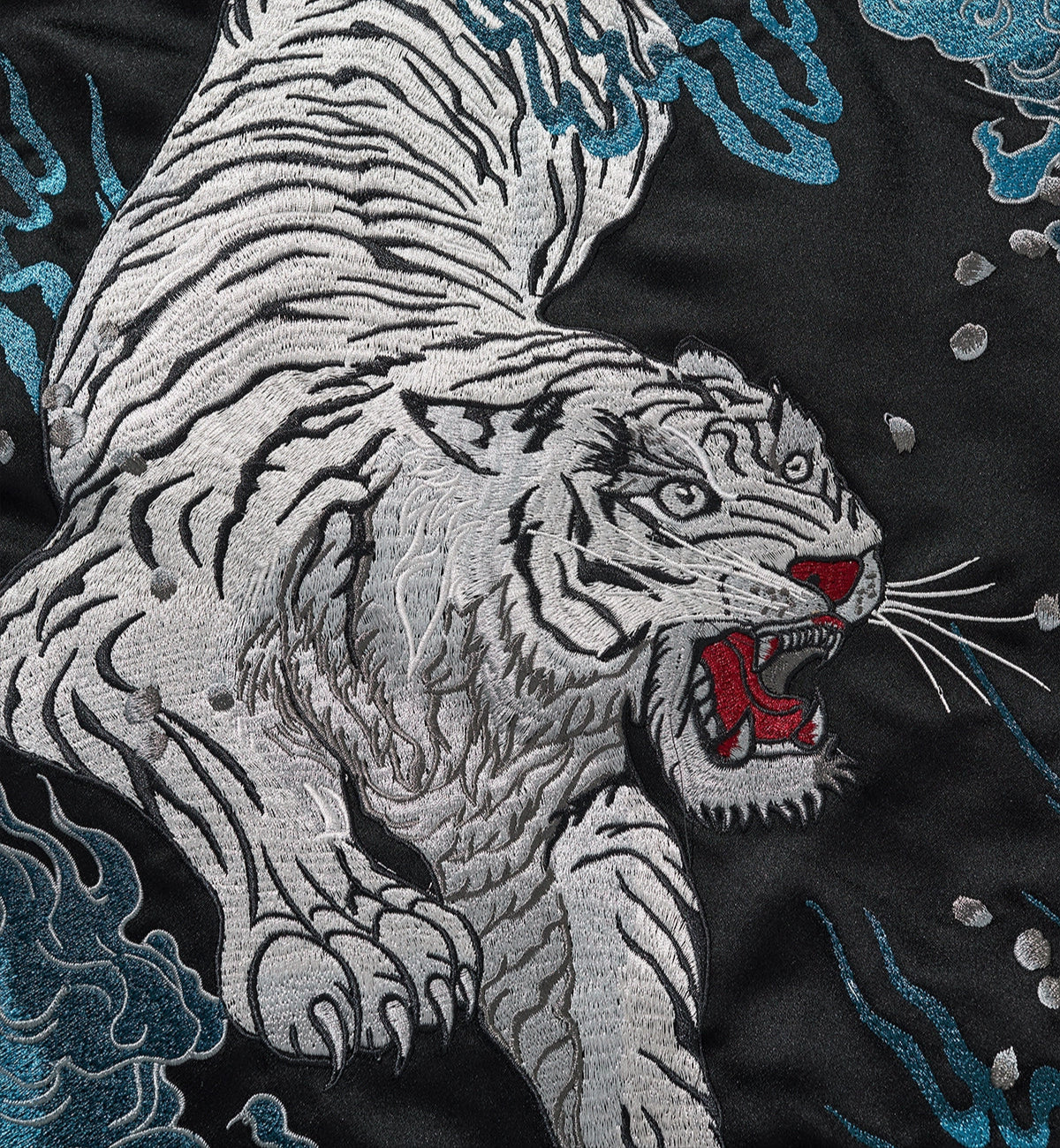 Kurtka Bomberka Sukajan Azure Roar Tiger