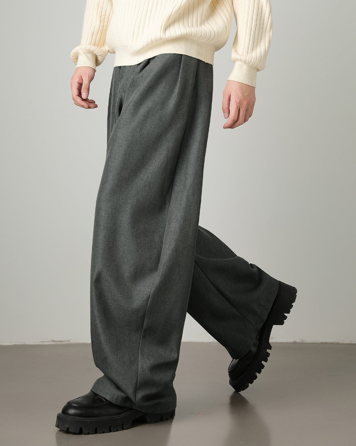 Foku | Loose fit wide pants