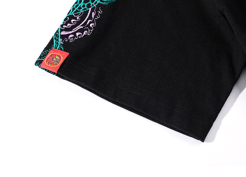 T-shirt z haftem Smoczy Herb