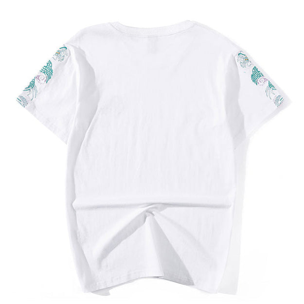 T-shirt z haftem Smoczy Herb
