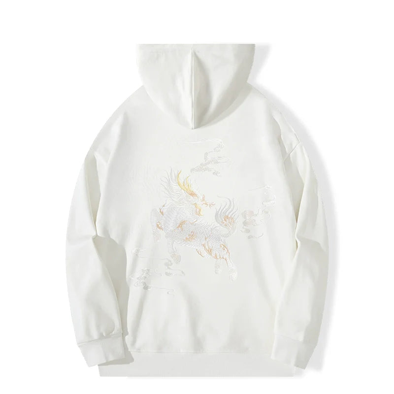 Bluza z kapturem Kylin z haftem