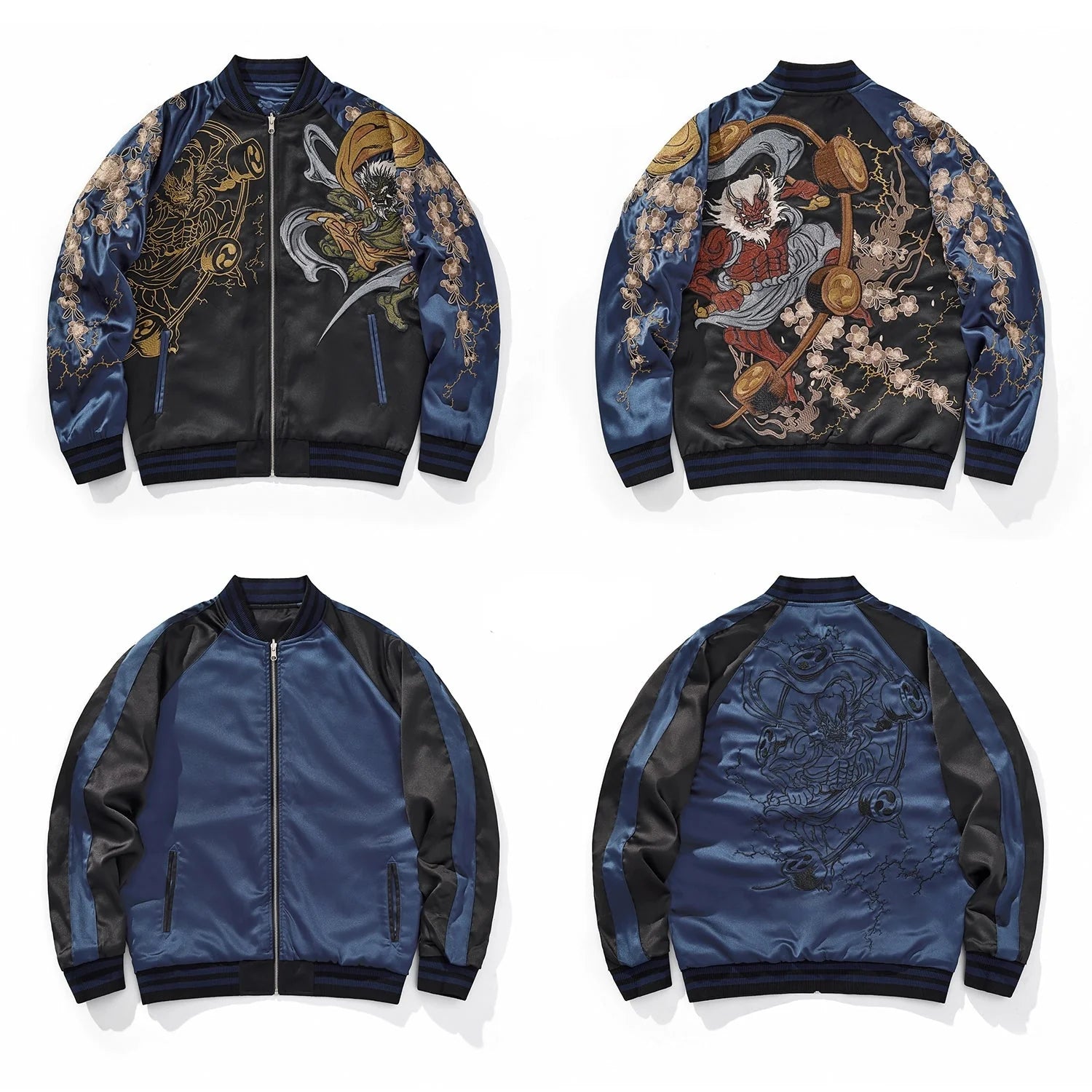 Raijin Embroidered Sukajan Jacket