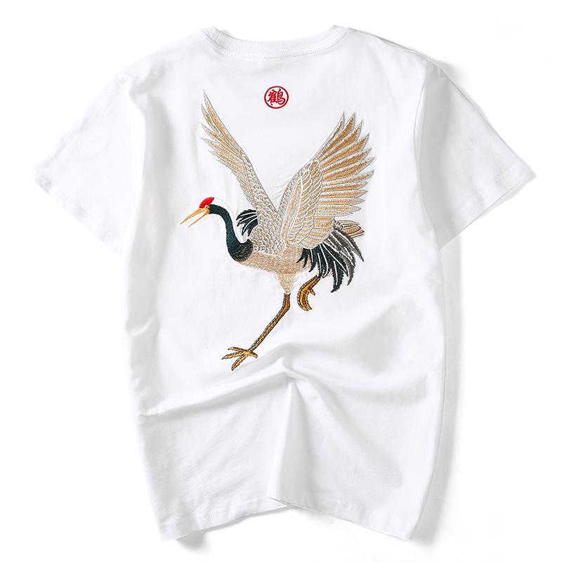 Crane bird t-shirt