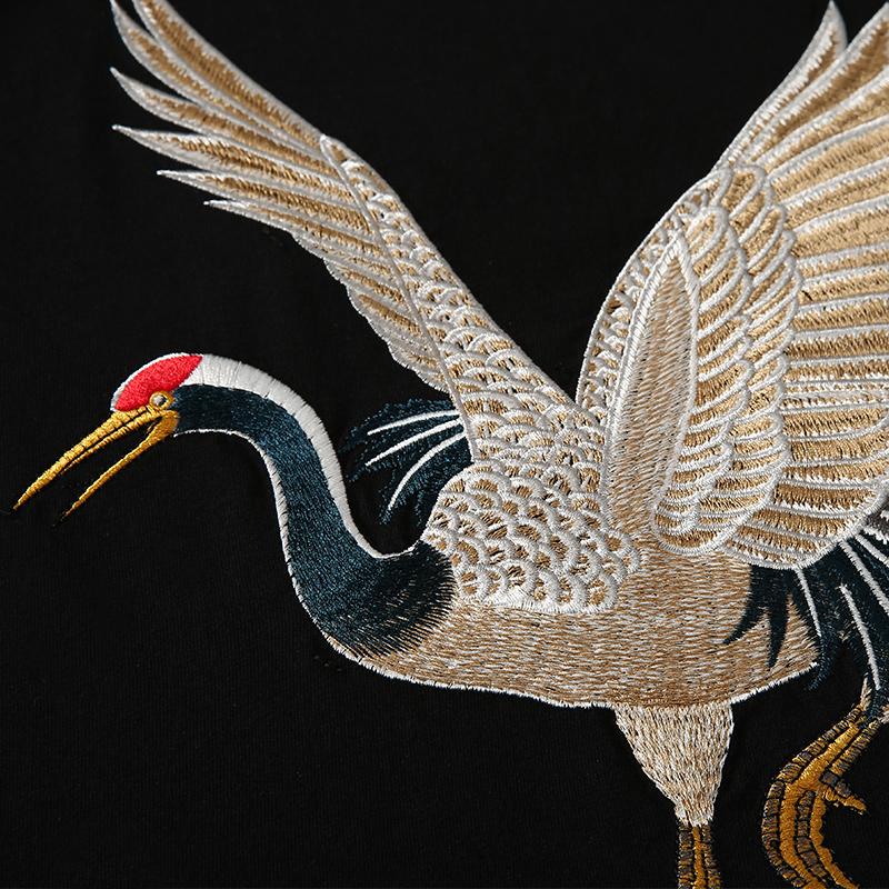 Crane bird t-shirt