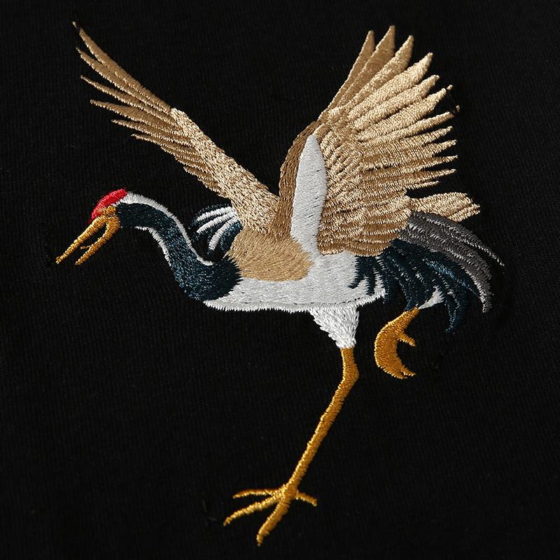 Crane bird t-shirt