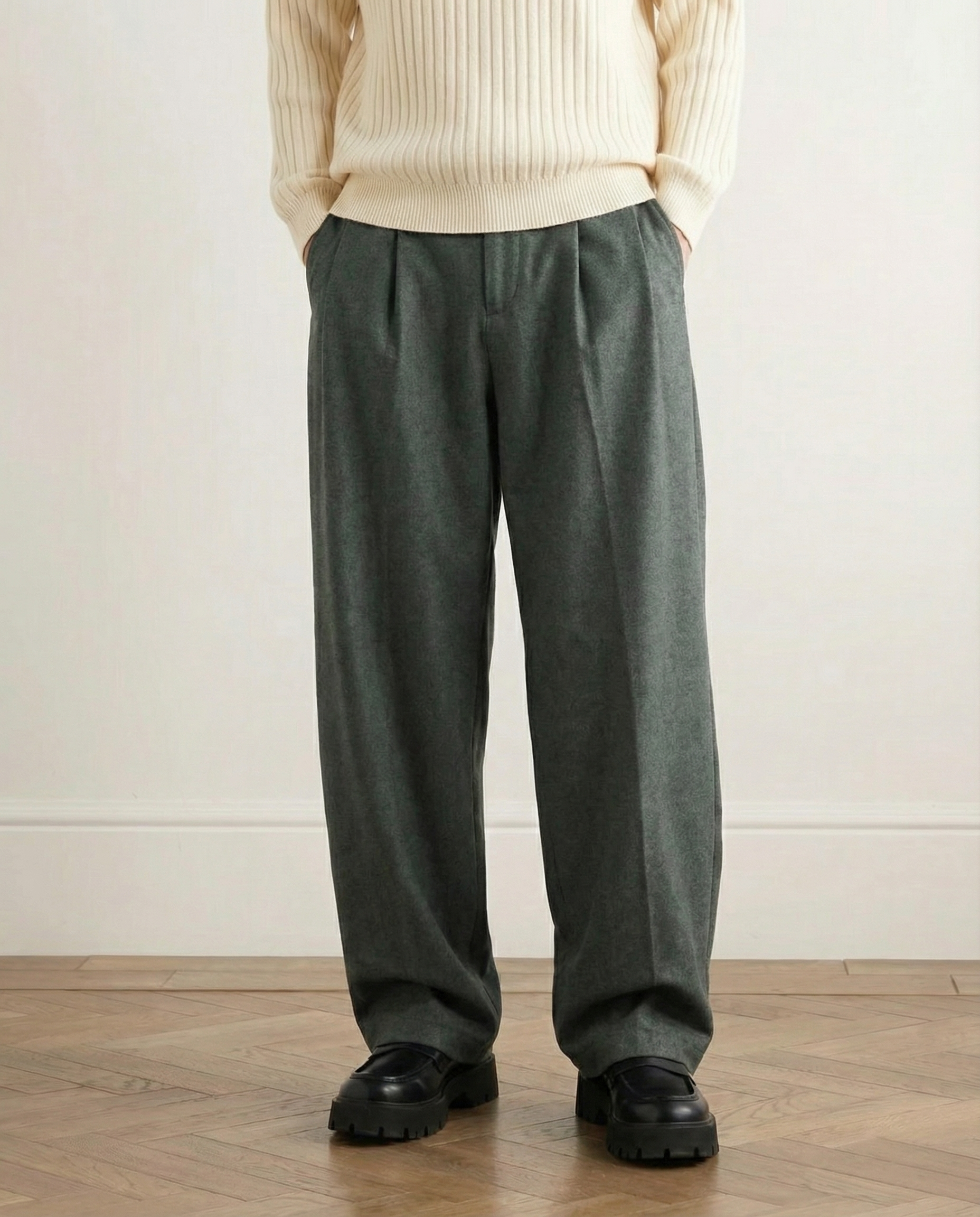 Foku | Loose fit wide pants