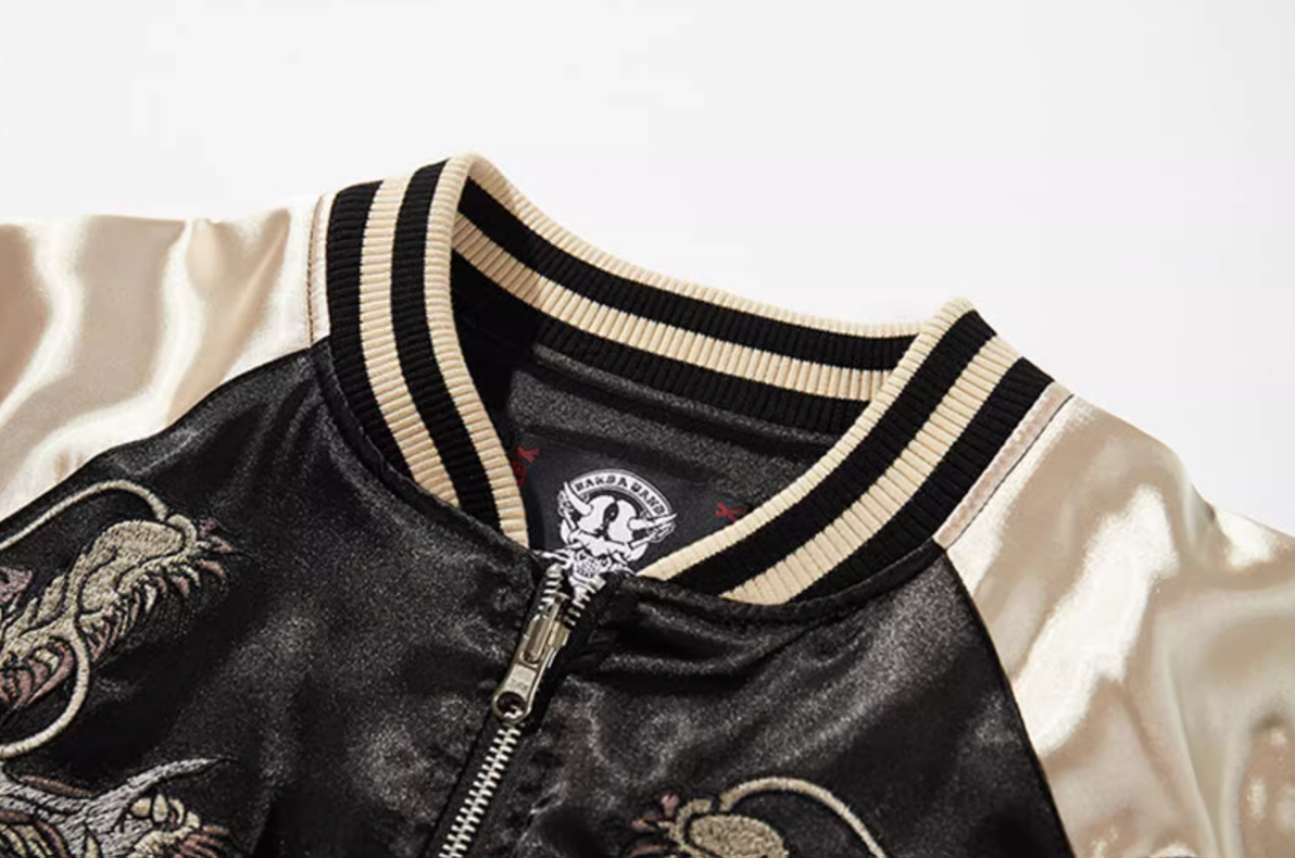 Ryūjin Sakura Sukajan Souvenir Bomber Jacket