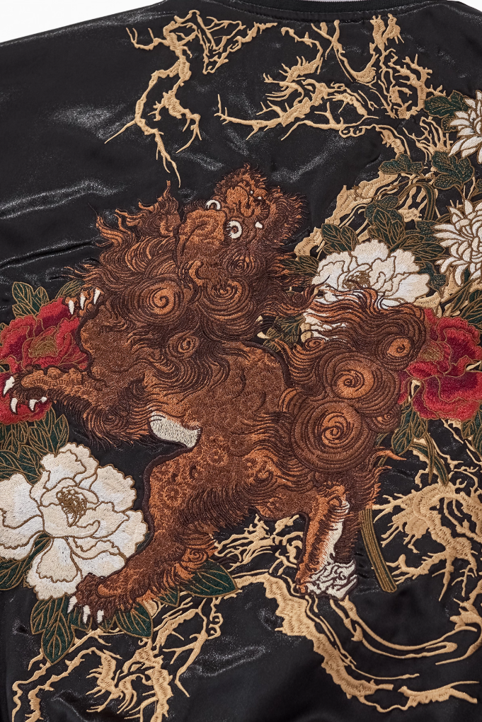 Kurtka Sukajan haftowana Shishi
