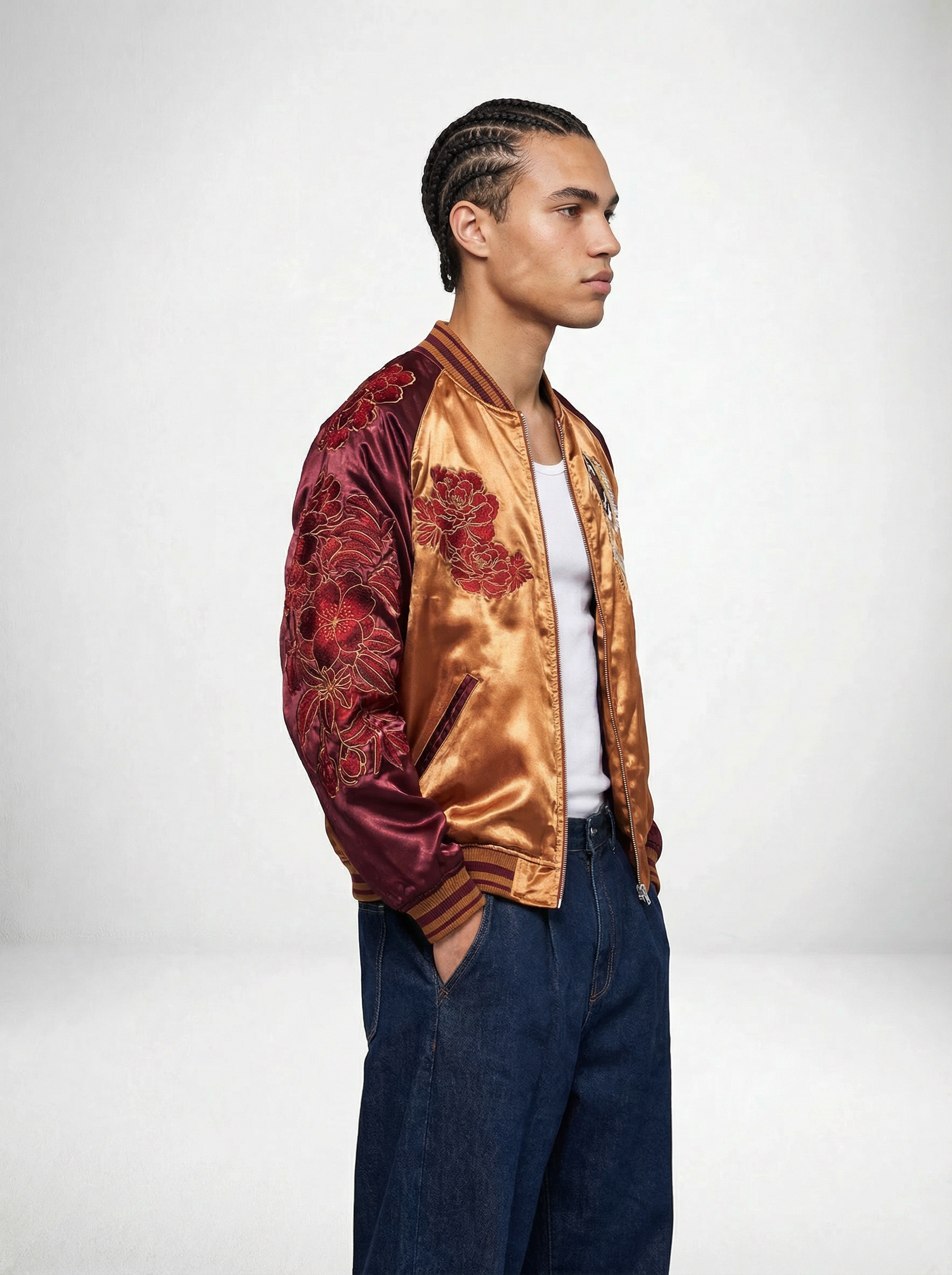 King of the jungle Sukajan Jacket (Reversible)