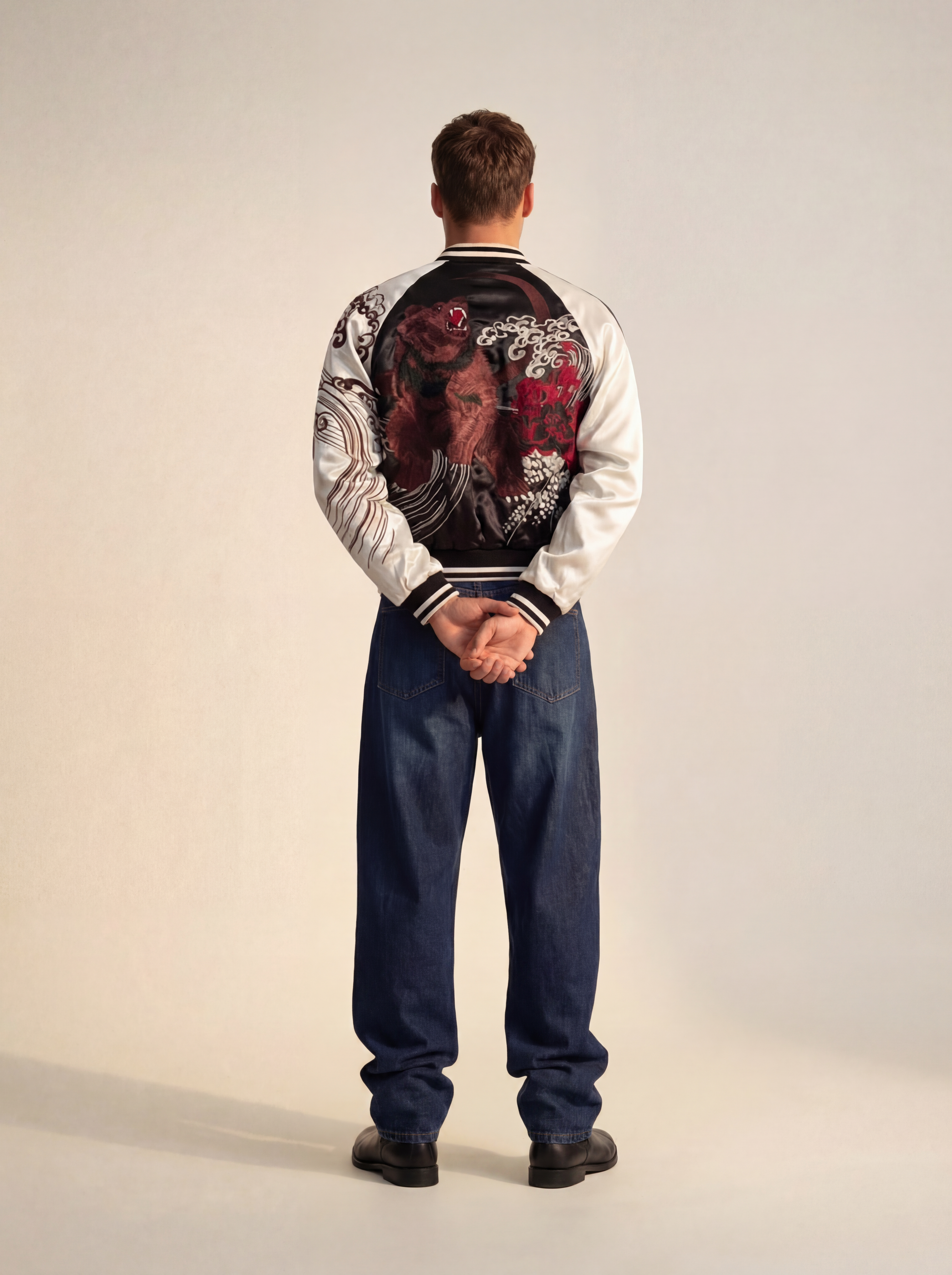 Kurokuma Embroidered Sukajan Jacket