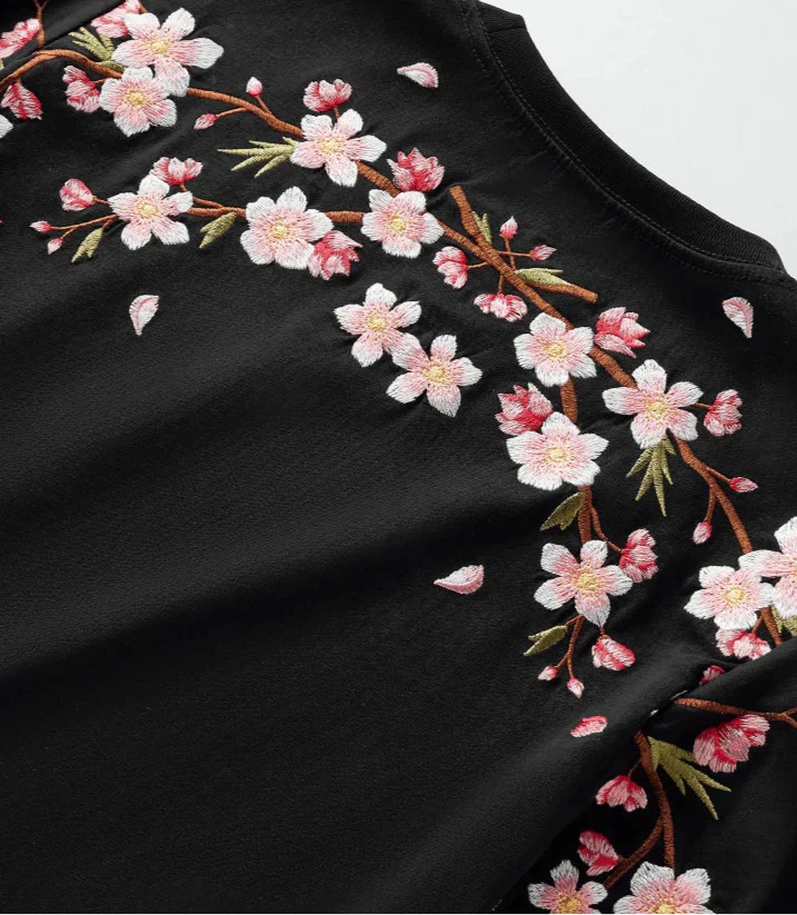 Sakura Shoulder Bloom Tee