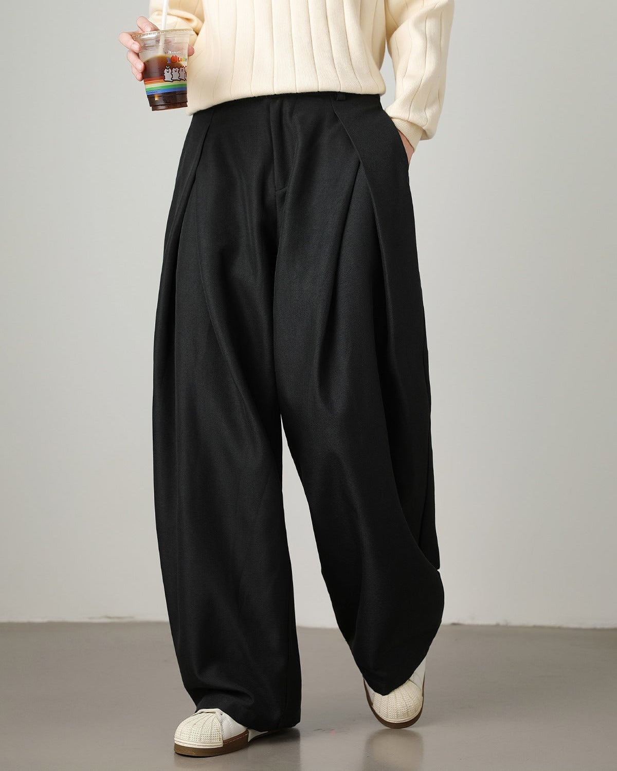 Fanu | Szerokie spodnie w stylu hakama