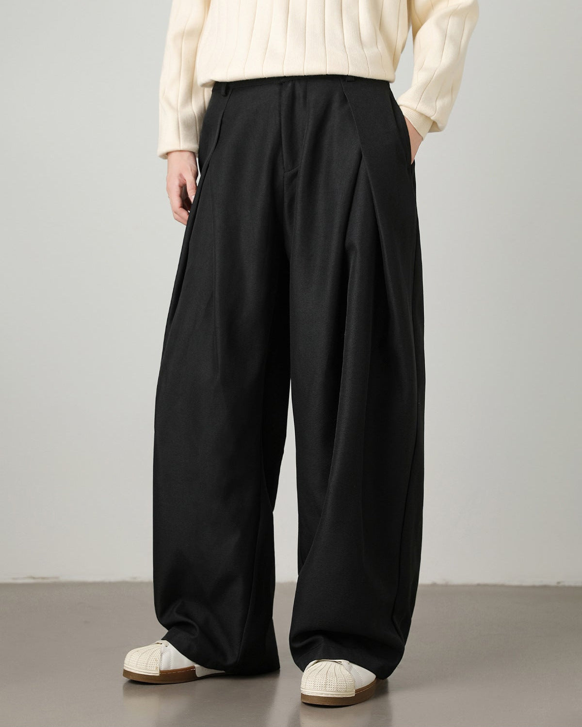 Fanu | Szerokie spodnie w stylu hakama
