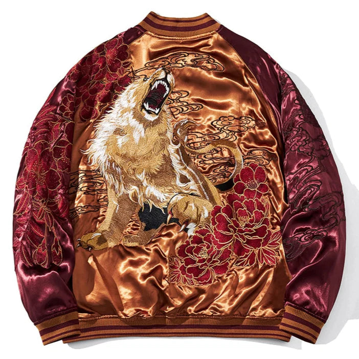King of the jungle Sukajan Jacket (Reversible)
