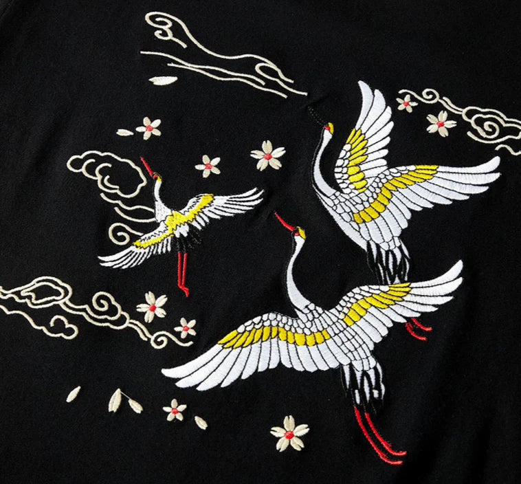 T-shirt haftowany Żurawie Spokoju