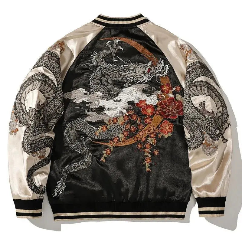 Ryūjin Sakura Sukajan Souvenir Bomber Jacket