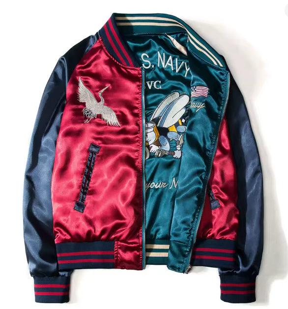 Sukajan | Double sided US Navy