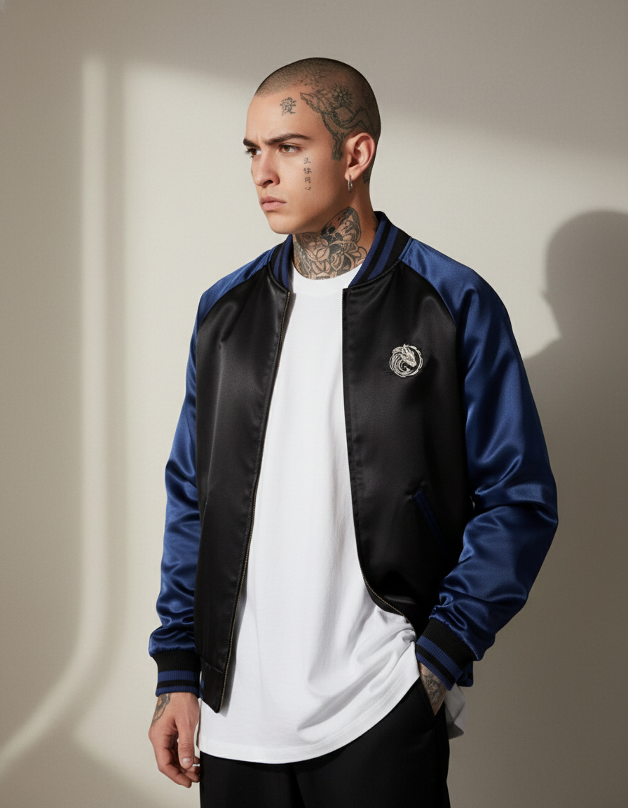 Japanese Blue Dragon Sukajan Jacket