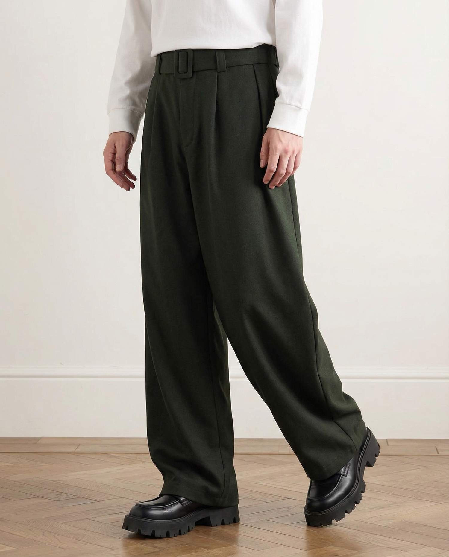 Foku | Loose fit wide pants