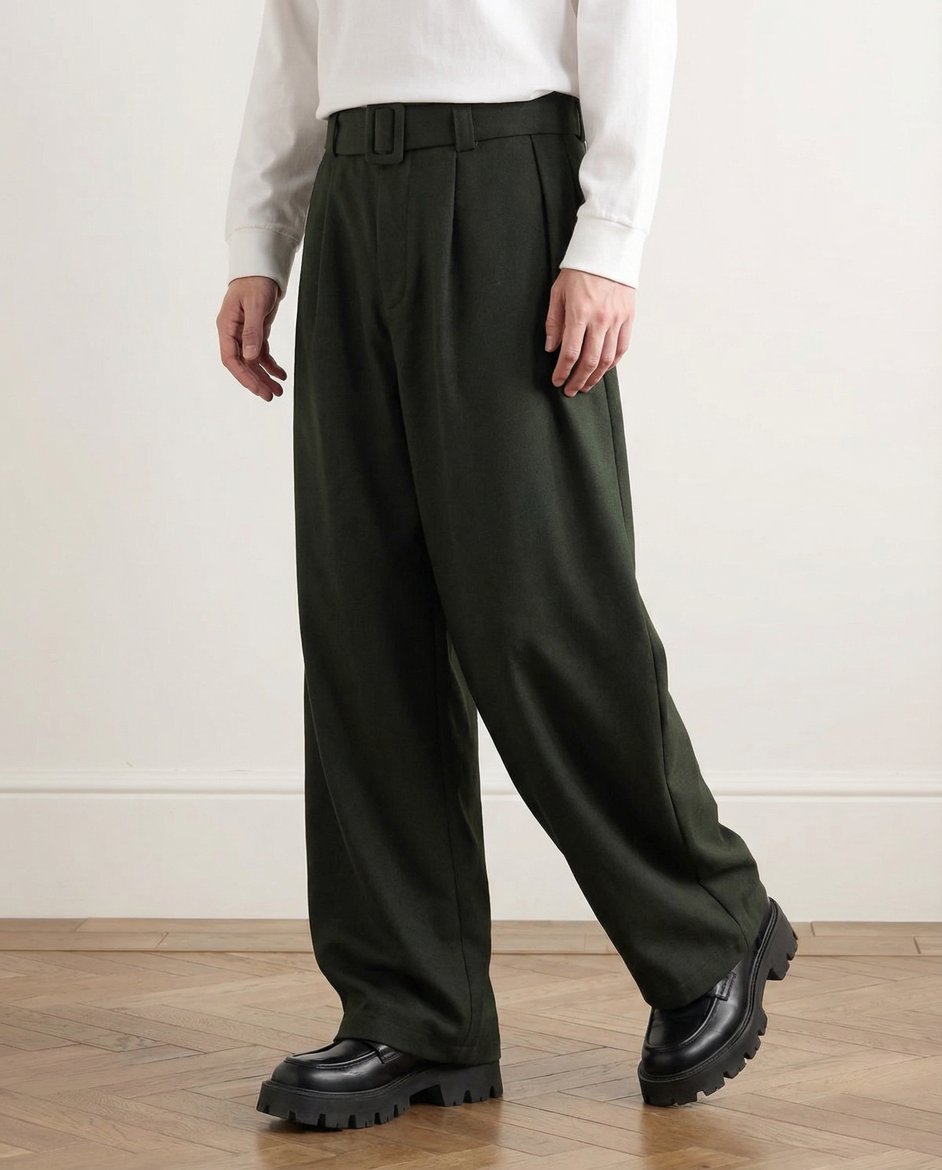 Foku | Loose fit wide pants