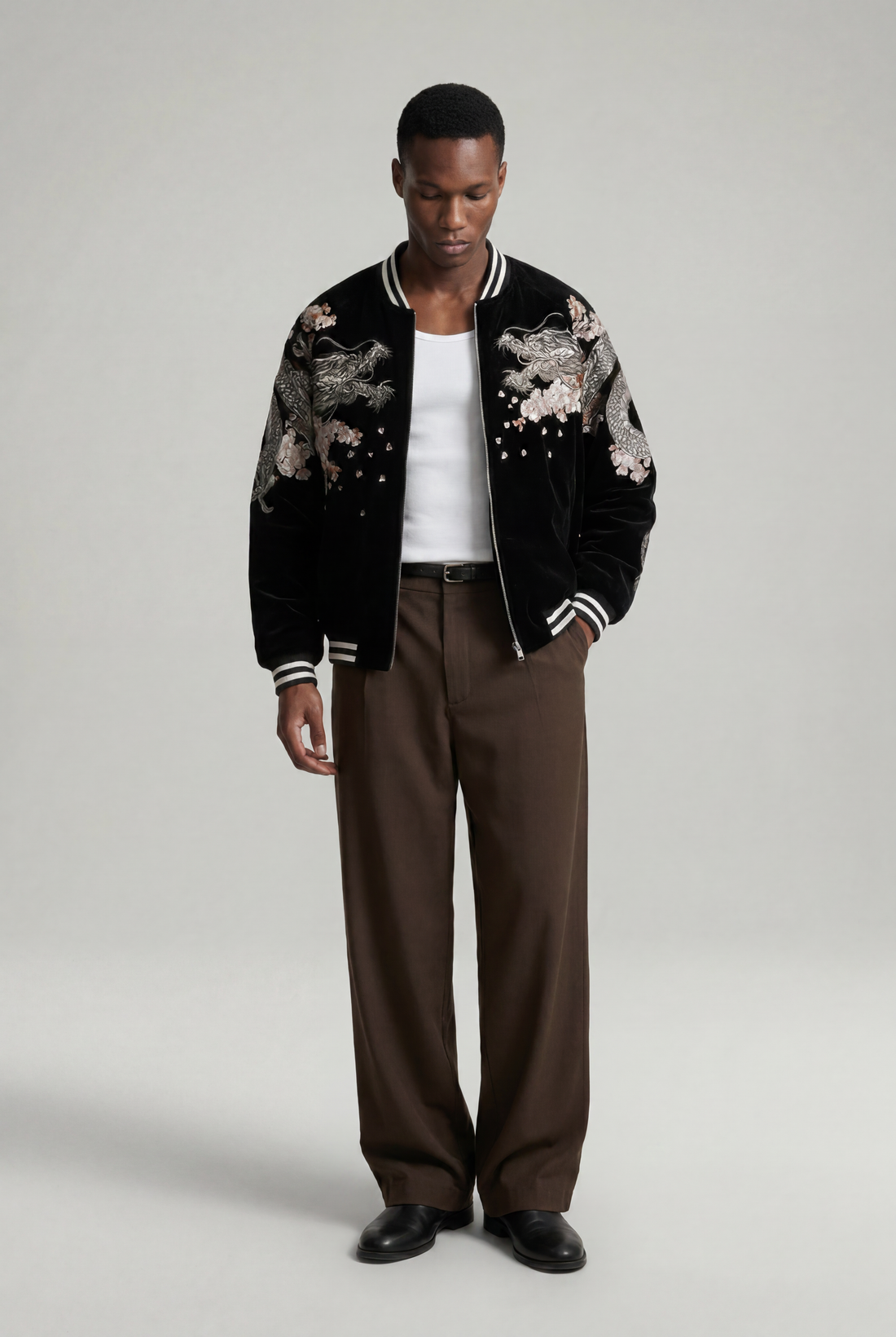 Burgundy bomber