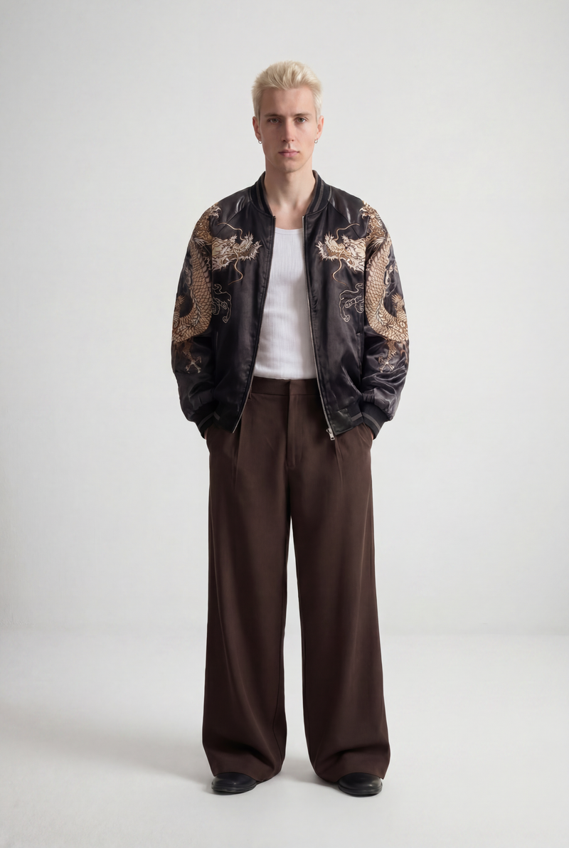ToraRyuu Embroidered Sukajan Jacket