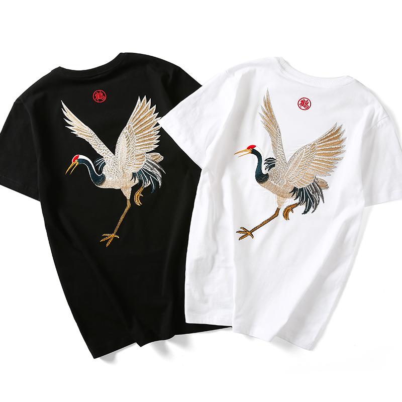 Crane bird t-shirt