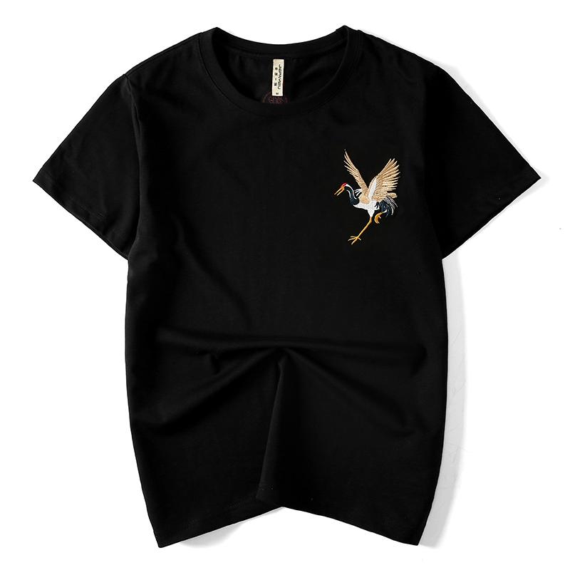Crane bird t-shirt