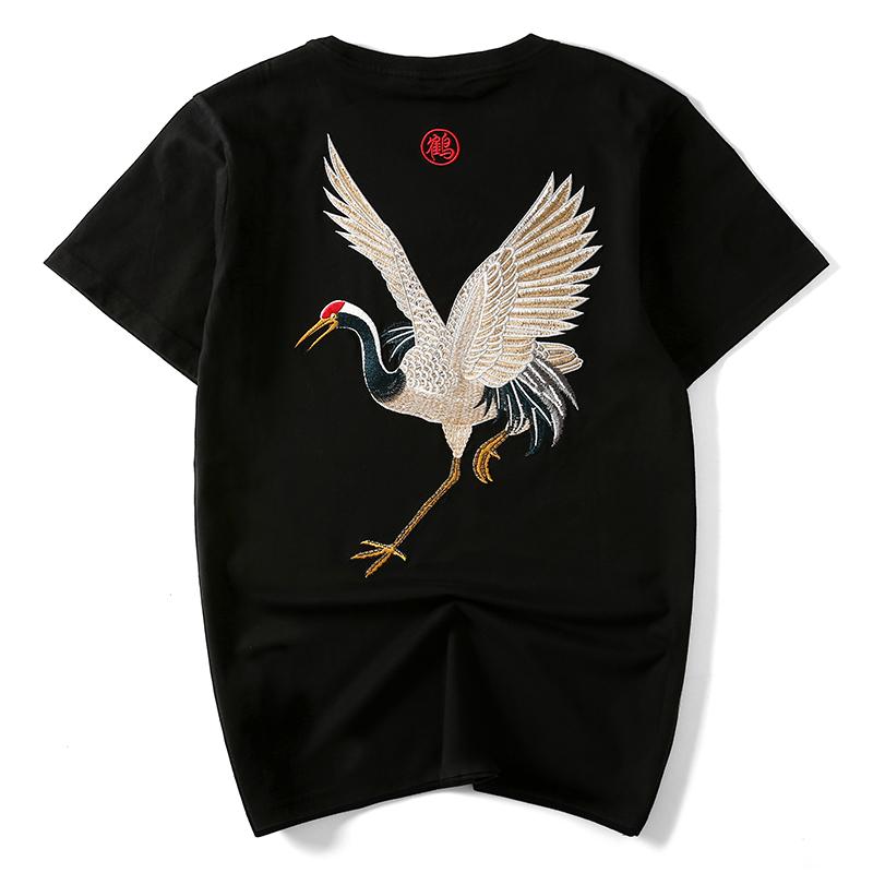 Crane bird t-shirt