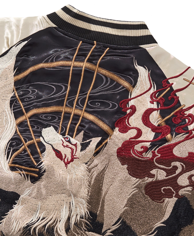 Kyubi Embroidered Sukajan Jacket