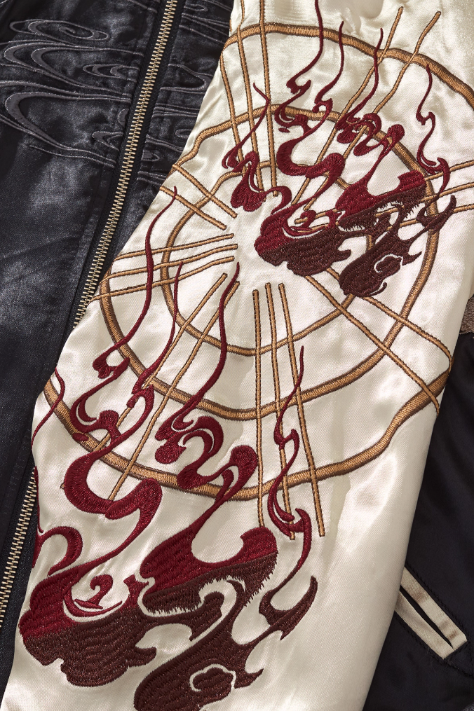 Kyubi Embroidered Sukajan Jacket