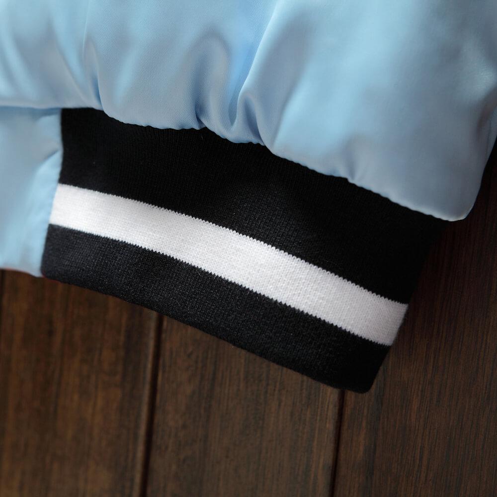 Reversible Mountain Tiger Souvenir Jacket - Dual Design Embroidered Bomber