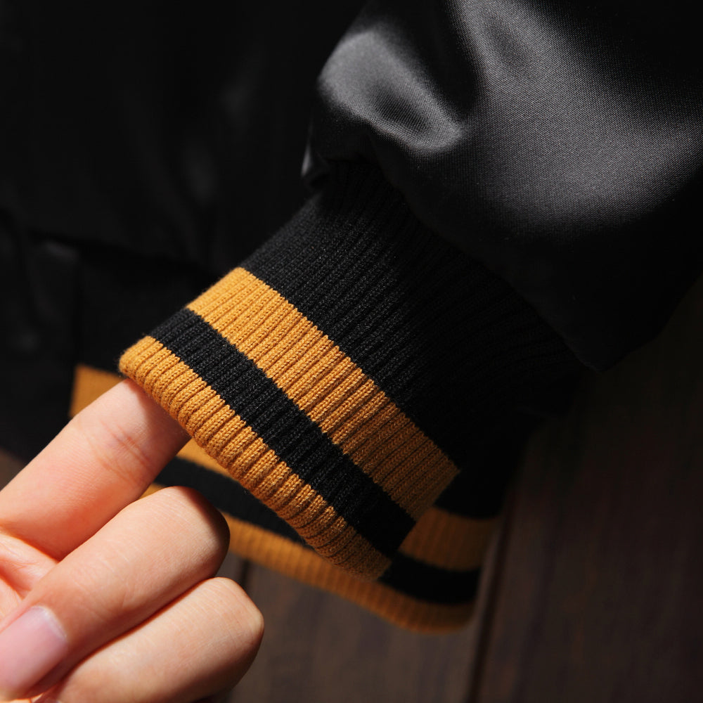 Majestic Roaring Tiger Sukajan Souvenir Bomber Jacket - Authentic Japanese Embroidered