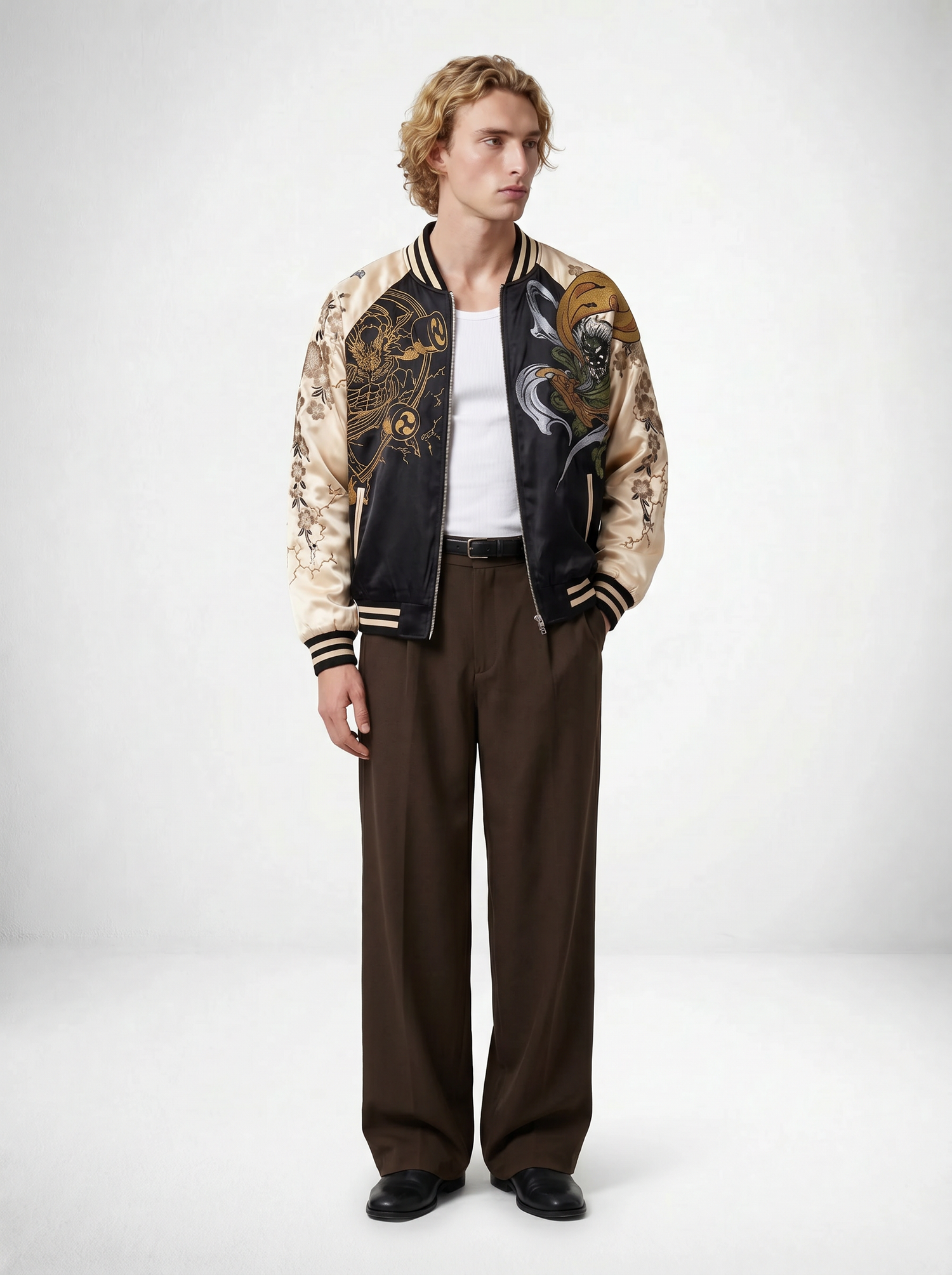 Raijin Embroidered Sukajan Jacket