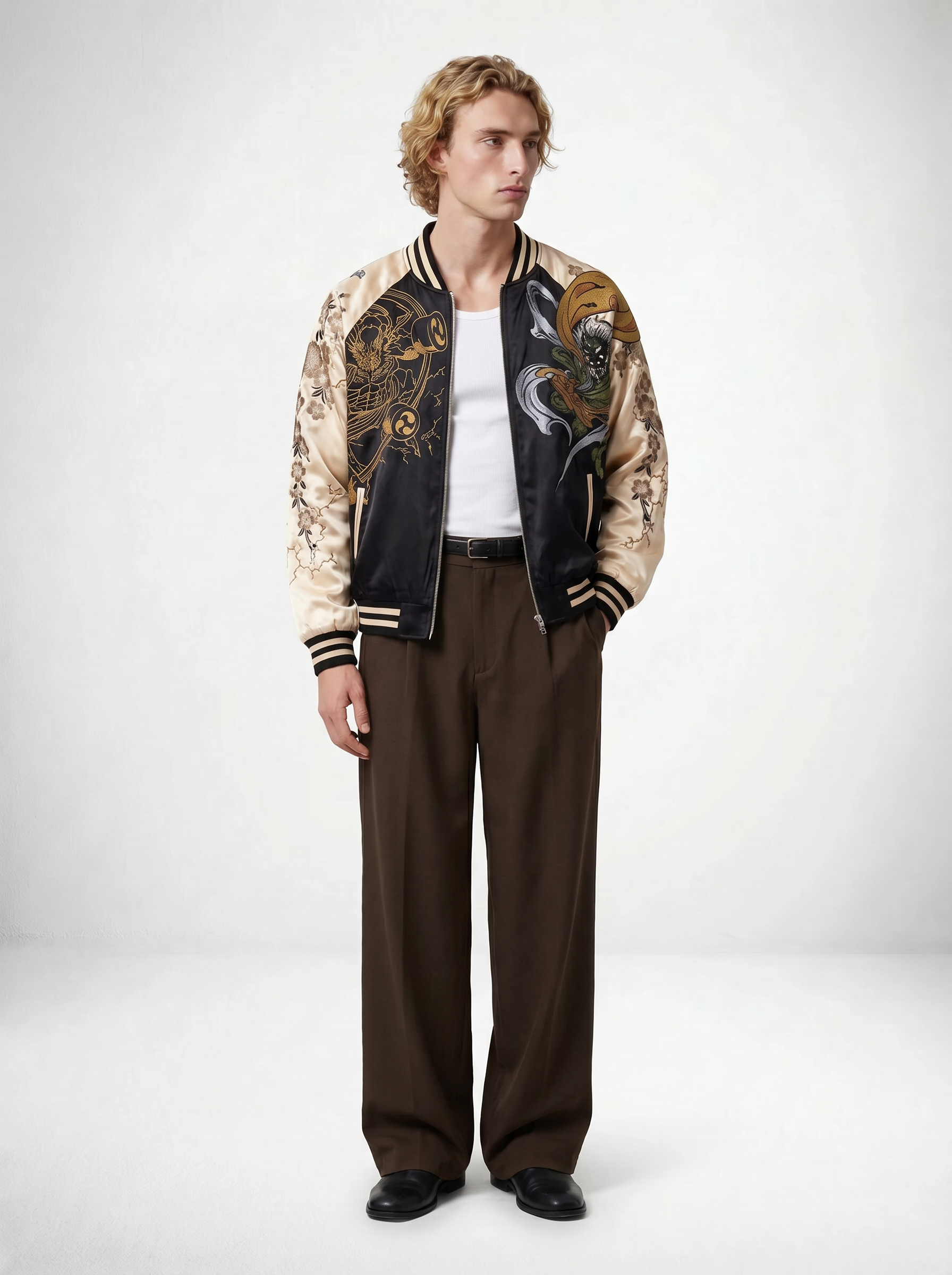 Raijin Embroidered Sukajan Jacket