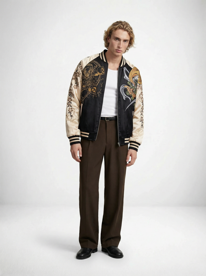 Raijin Embroidered Sukajan Jacket