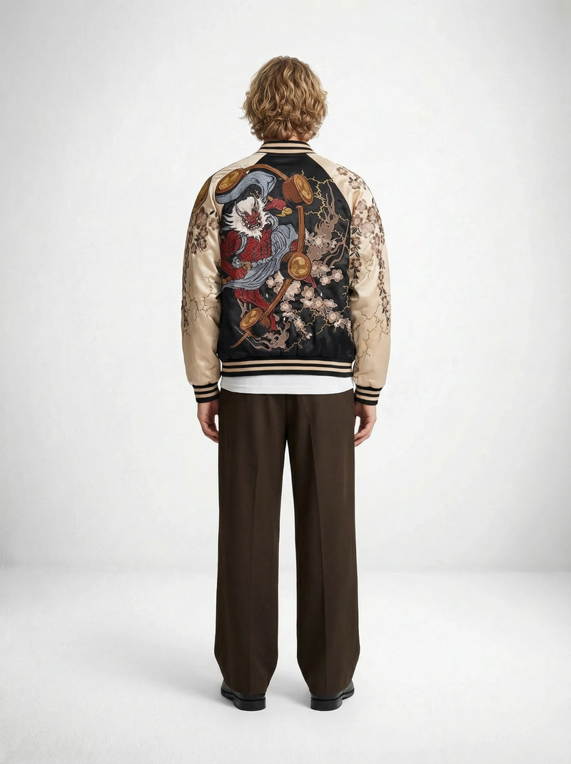 Raijin Embroidered Sukajan Jacket