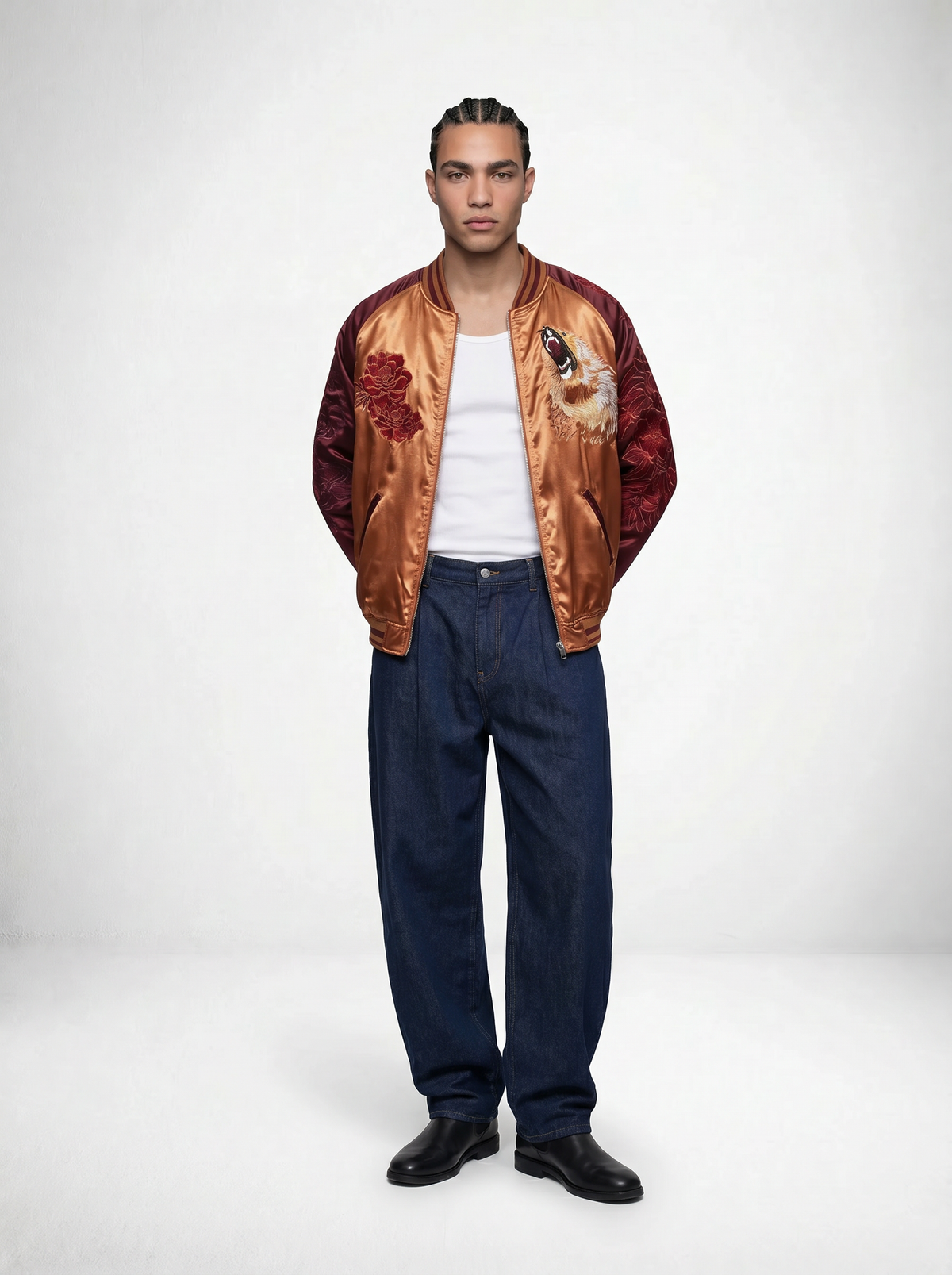 King of the jungle Sukajan Jacket (Reversible)