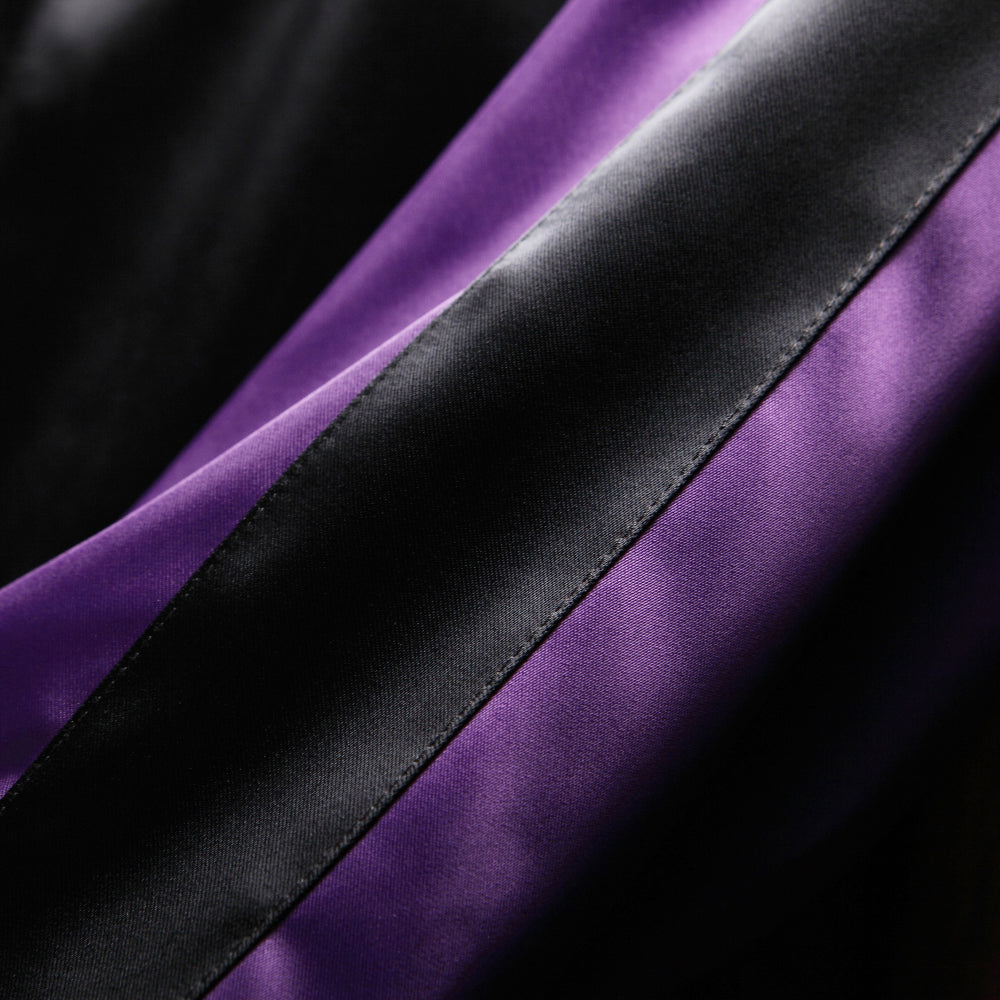 Violet Viper Sukajan Jacket - Premium Embroidered Japanese Satin Bomber